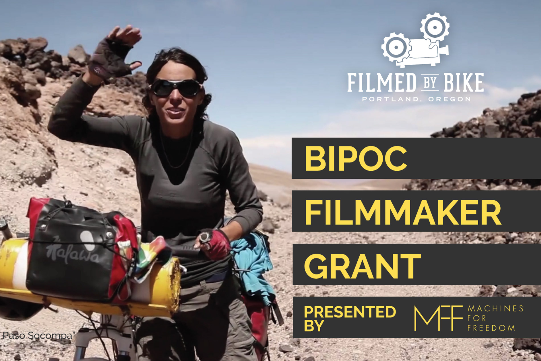 Filmed by Bike offers BIPOC Filmmaker Grants to emerging artists. Deadline is June 20.